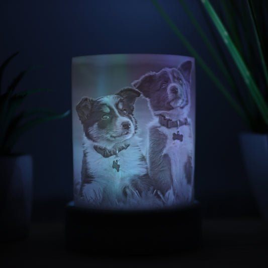 Komplettset personalisierte Lithophane - halbrund