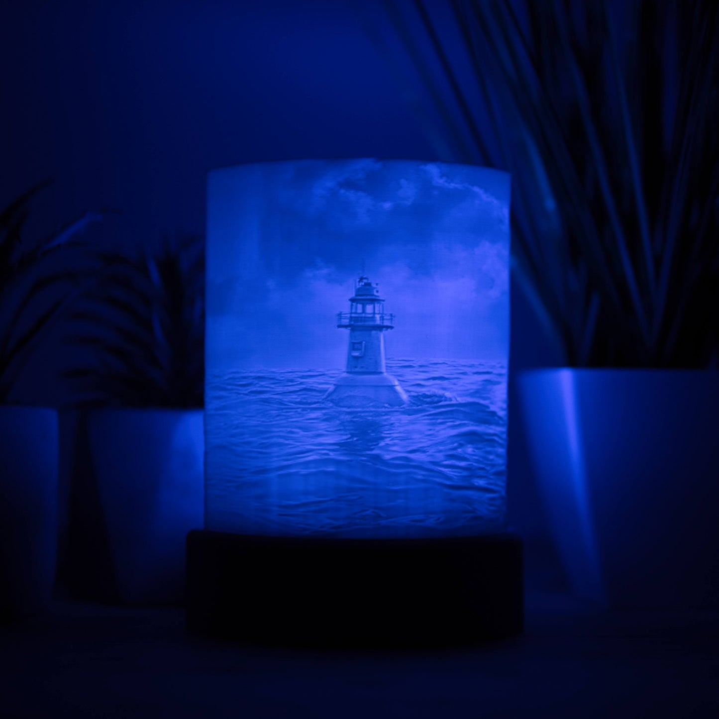 Lithophane Komplettset halbrund - Boje